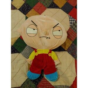 Stewie Griffin Family Guy Plush Stuffed Soft Toy Nanco 2004 20th Century Fox 11"